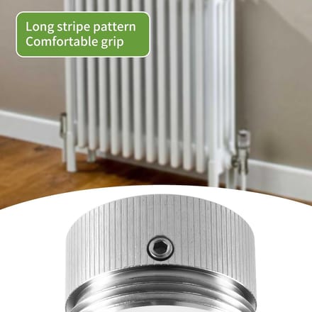 Universele Radiatorklep Adapter van Roestvrij Staal (RVS)