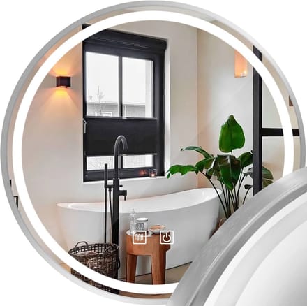 Rea Led Mmj Badkamerspiegel Grijs 70Cm