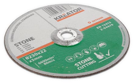 Kreator - Accessories - KRT070260 - Snijschijf steen - Ø 230mm 3,2mm - 6 st.