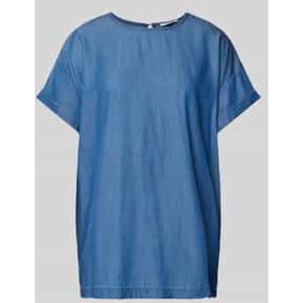 Blouse in denimlook, model 'Amana'