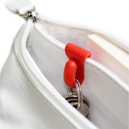Bobino sleutelhouder voor in de tas Key Clip - Rood