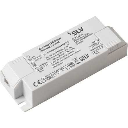 SLV Led Driver 20W 350-500mA Fase Dimbaar - 1007227 - E3ZEZ