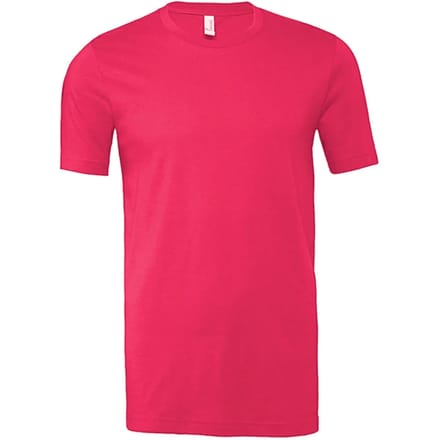 Unisex T-shirt met korte mouwen Bella+Canvas Raspberry- XXL