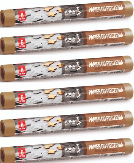 6x Anna Zaradna Bakpapier – 6 (36) Meter