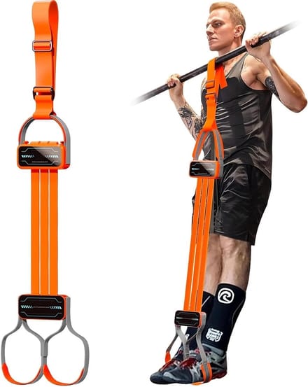 Verstelbare pull-up strap met voetsteun, elastische band voor beginners en professionals, laadvermogen 300 kg