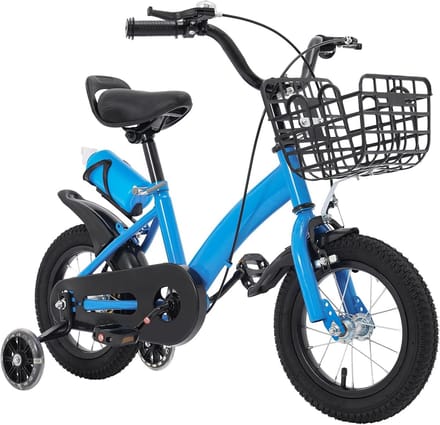 Kinderfiets - Loopfiets - Buiten Spelen - Met Spatborden - 12 inch - Blauw