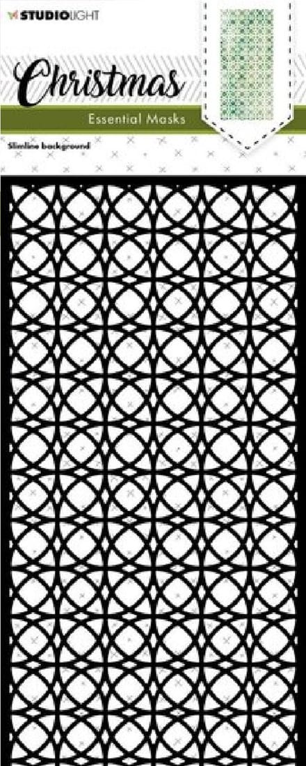 Mask stencil Christmas essentials 1 - Slimline background nr. 112