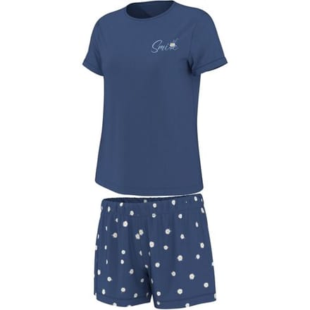 ESMARA Korte dames pyjama (Blauw, L (44/46))