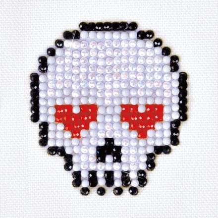 DIAMOND DOTZ Sugar Skull - Diamond Painting - 304 Dotz - 8x8 cm