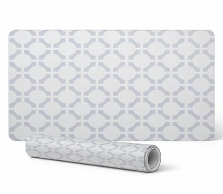 Decoratieve laptopmat met geometrisch retropatroon, 100x50 cm