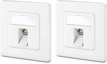 Keystone netwerkdozen set 2000MHz 40GBit/s - Inbouw, STP, RJ45