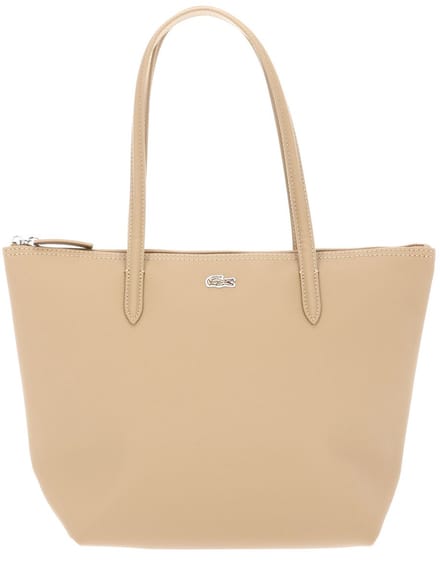 LACOSTE schoudertas Shopping Bag Viennois Lichtbruin