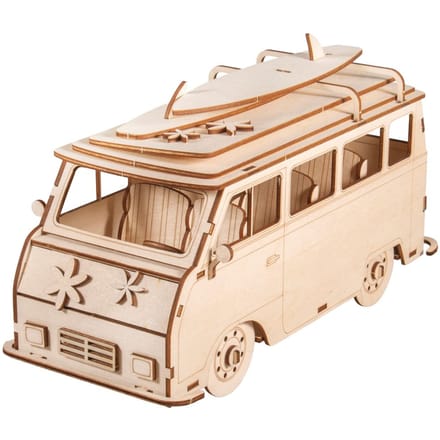 Houten bouwpakket "Camper"