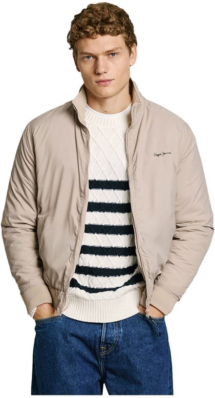 Pepe Jeans Mustrel Jas Beige XL Man