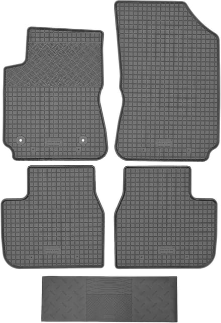 Rigum Citroen C4 Cactus 2014-2018 - Rubber Automatten - Zwart - Universele Osłona