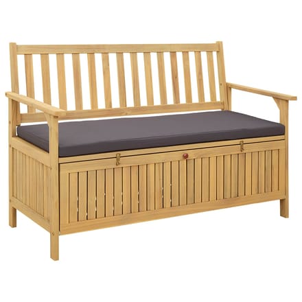 vidaXL - Opslagbank - 2 - -Seater - 120 - x - 63 - x - 84 - cm - Rechthoekig