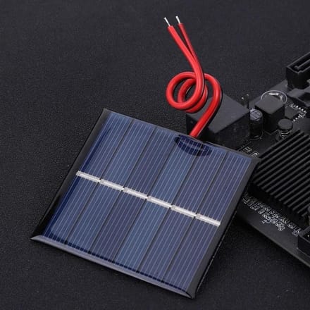 Zonnepaneel Set - Mini Solar - DIY Projecten - Compact Ontwerp - 65x65mm - Zwart