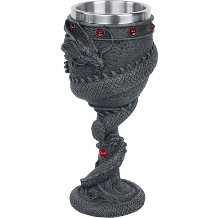 Nemesis Now - Gothic Kelk - Dragon Coil Goblet - voor Geen - zwart