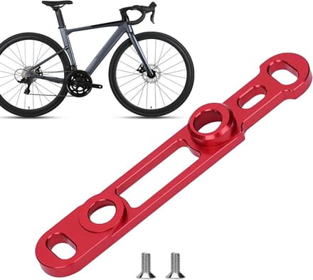 Fiets Schijfrem Adapter - Remonderdeel - Veilig Remmen - Geoptimaliseerde Stabiliteit - Compact Ontwerp - Oud Rood