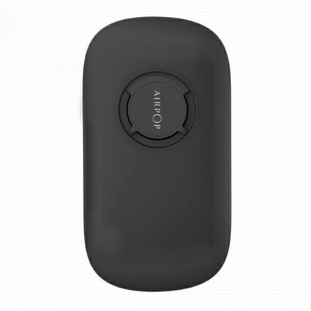 AirPOP GEN 2 - Beschermend Maskerhoesje - Zwart - Elegant - Compact
