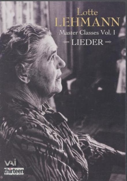 Allen/Chronis/Bolton/Cruz - Lotte Lehmann Master Clas