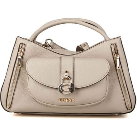 GUESS handtas schoudertas Jessa Girlfriend Bag Taupe beige