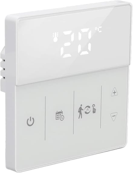 Slimme Thermostaat - App Bediening - Comfort Verhoging - Spraakgestuurd - 85 cm - Wit