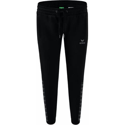 Erima Essential Team Sweatbroek Dames - Slate Grey / Zwart | Maat: 38