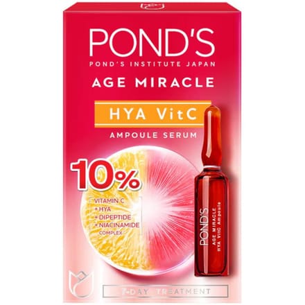 Pond's Age Miracle HYA Vit C ampulserumset (1,2 gram. x 7 stuks) 1.2 g. x 7 pcs (3 Boxes)