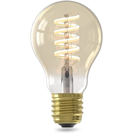 Calex Smart Filament LED Lamp - E27 - Warm Wit Licht - Goud - Slimme Verlichting - A60 - 7W