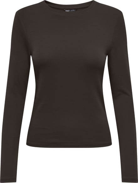 ONLY CARMAKOMA - CARRILEY L/S O-NECK TOP JRS NOOS Dames Top