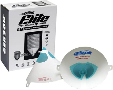 GERSON Elite Nylon Verfzeefjes 150 micron - Medium Fijn Turquoise - 125 stuks