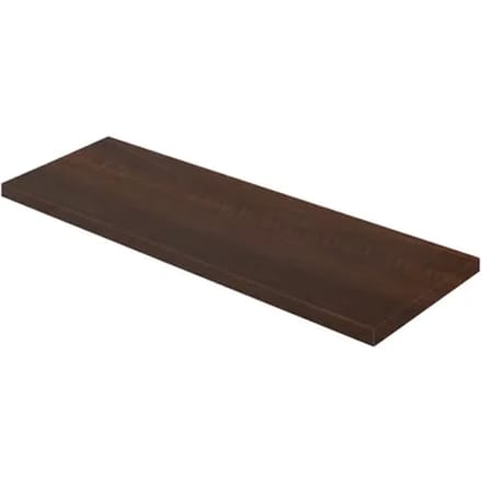 Aquazuro Wastafelblad Napoli - Hout - Notelaar - 180x48cm