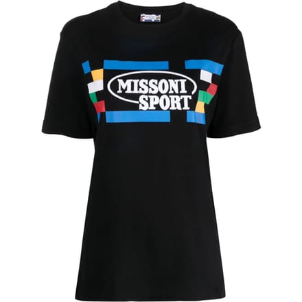 T-shirt met sportlogo