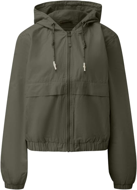 Korte katoen hoodie dames QS