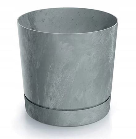 Prosperplast Tubo P Serie - Bloempot - Beton Effect - 12,8 cm - Kunststof