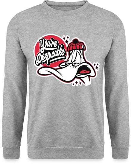 Looney Tunes Daffy Duck Despicable Sweater Heren
