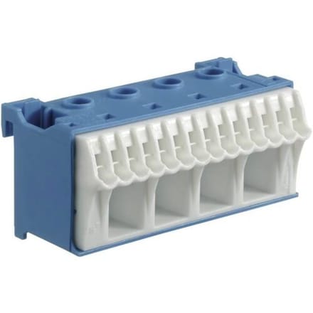 Hager KN18N Klem Flexibel: - Massief: - 1 stuk(s) Blauw