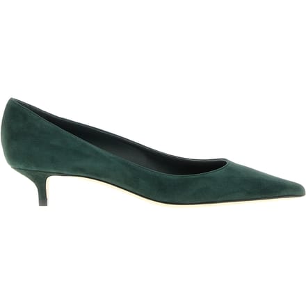 Jimmy Choo Bicolor Leren Middenhak Pumps