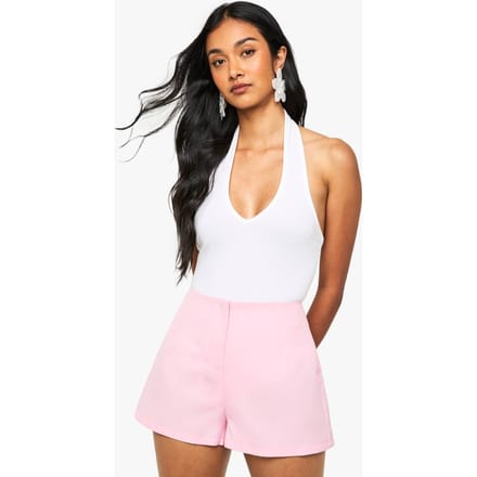 boohoo Dames Op maat gemaakte mini shorts | Roze | Maat: 44