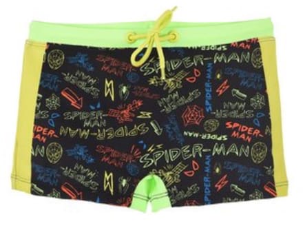 Marvel Spiderman Zwembroek - Zwemboxer - Fluor Groen - Maat 98