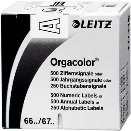 LEITZ letterruiter Orgacolor ´M´, op rol, rose