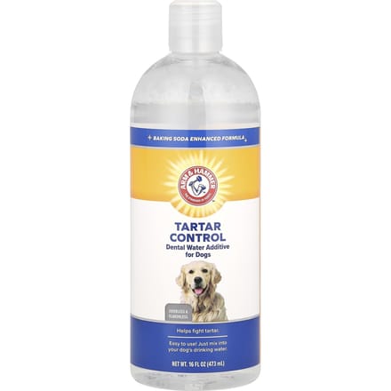 Arm & Hammer, Tandsteencontrole, Hond, Geurloos, 16 fl oz (473 ml) white