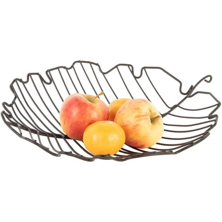 Present Time - Fruit Basket Leaf Medium - Metaal - Zwart