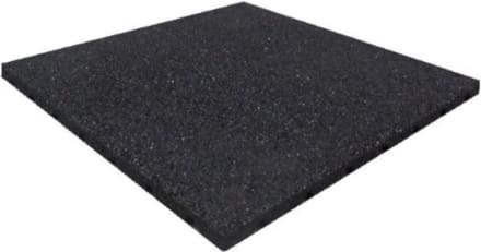 Terrastegel Rubber 50 x 50 (25 mm) zwart