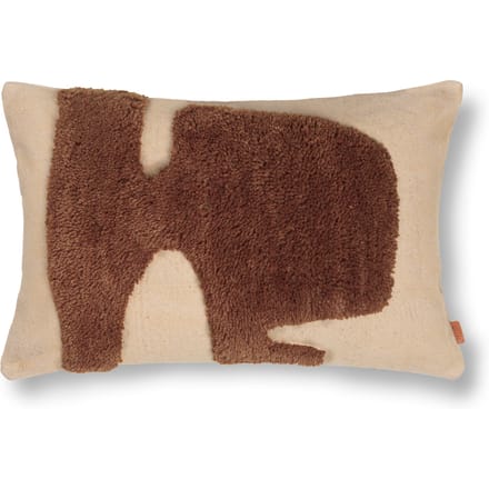 Ferm Living Lay Kussen rechthoekig - sand/sugar kelp