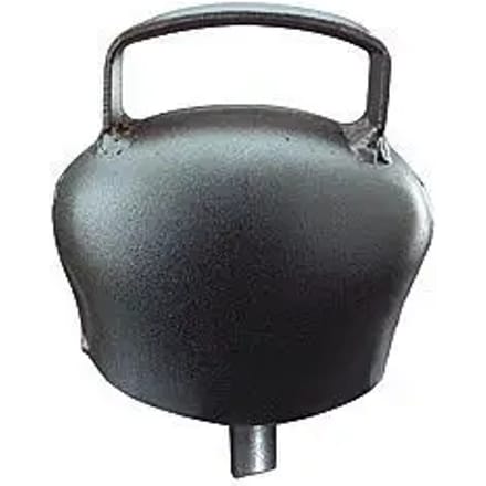 Gewelfde stalen bel Black Blue