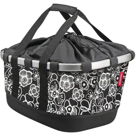 Klickfix Fietsmand GT Fleur Black voor Racktime