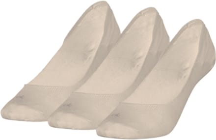 Calvin Klein Dames Footies Low Cut 3-Pack Beige