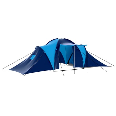 vidaXL - Tent - 9-persoons - donkerblauw - en - blauw